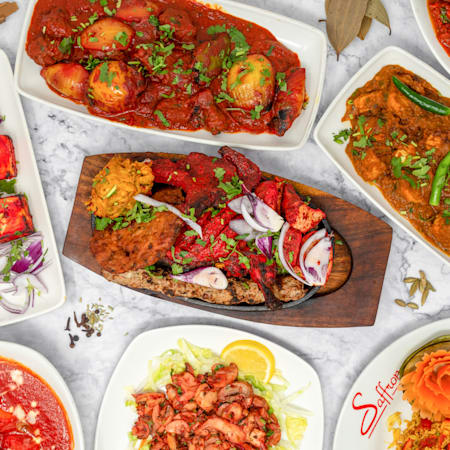 Saffron just eat top