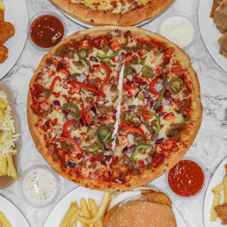 Pizza corner just eat sale