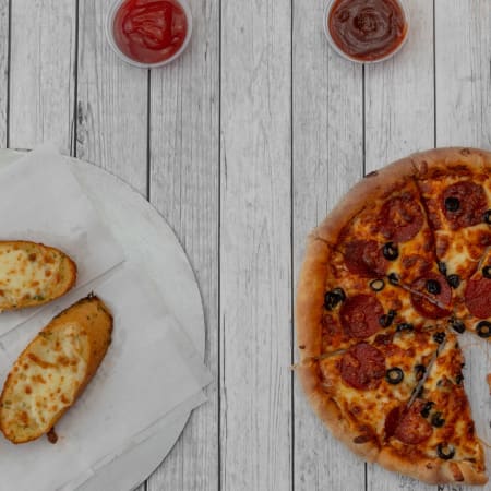 just eat pizza land