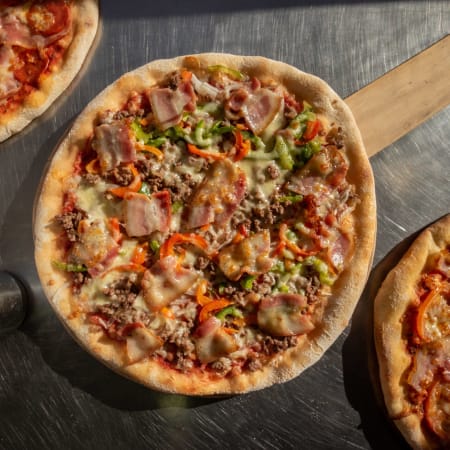 Bella pizza just eat clearance