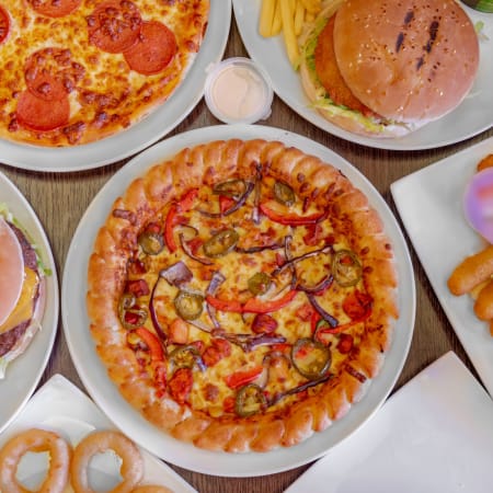 Just eat pizza land outlet