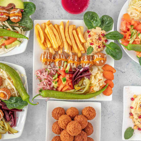 Falafel shop just eat