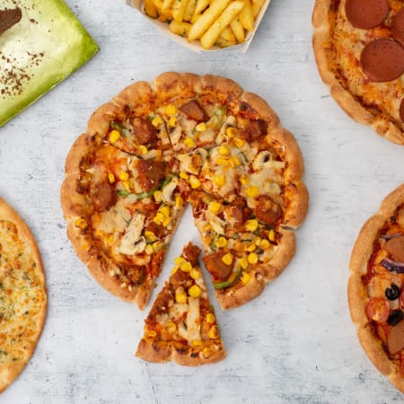 Just eat sale village pizza