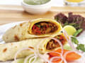 Seekh kebab roll