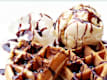 Gofre con Helado.