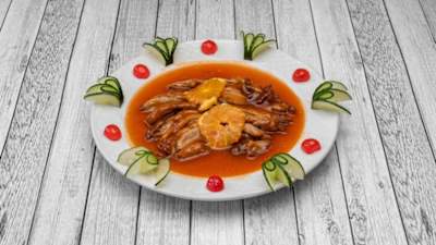 Pato Asado a la Naranja