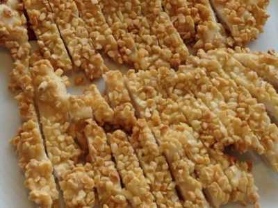 Pollo Frito Almendrado