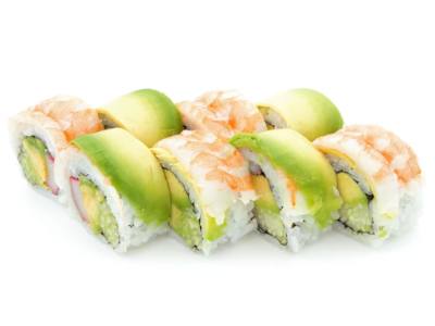 Langostino Uramaki, 8 Piezas