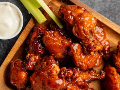 Alitas de Pollo Picantes Mediana, 6 Uds