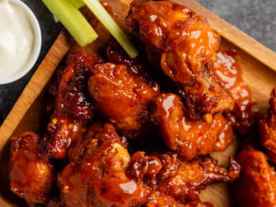 Alitas de Pollo Barbacoa Grande, 9 Uds