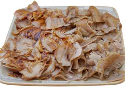 Plato solo carne y salsa