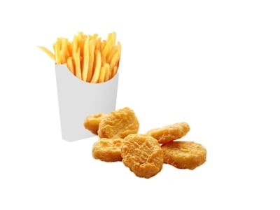 Nuggets (6ud) + Salsa + Patatas