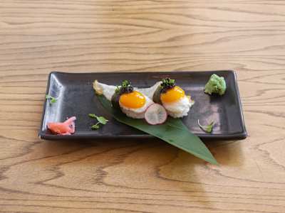 Sushi Nigiri Huevo de Codorniz Trufado