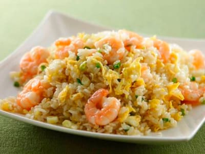Arroz Frito con Gambas