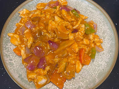 65a: pollo con Curry Rojo al Estilo Thai