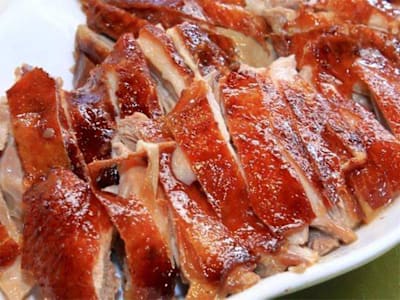 Pato asado