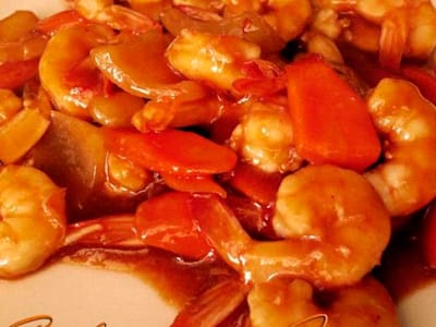 Gambas al Estilo Gong Bao