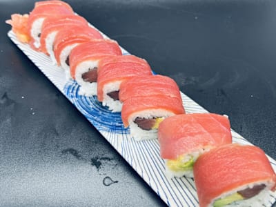 Crazy atún Uramaki, 8 Piezas