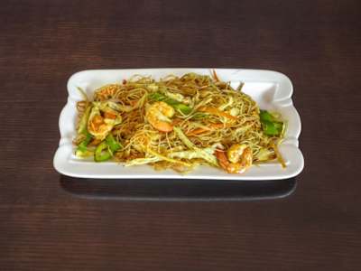 Fideos de Arroz Estilo Singapur