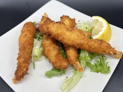 Langostinos Fritos, 4 Piezas