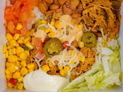 Burrito Desnudo Carnitas