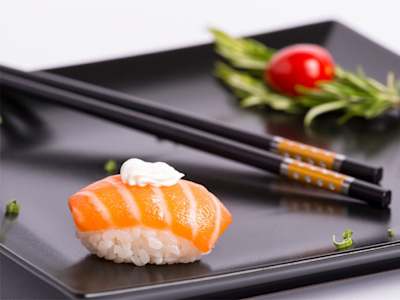 Nigiri Salmón y Queso