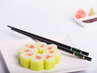 Spring Roll Salmón y Aguacate