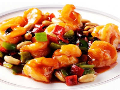 Gambas con Salsa Picante