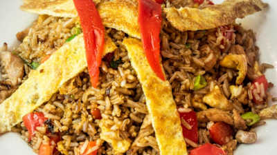 Arroz con Pollo al Wok