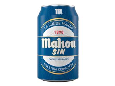 Cerveza Mahou Sin Alcohol, 0.33L