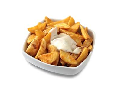 Patatas Deluxe con salsas