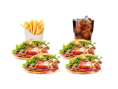 Oferta B (4 kebabs)