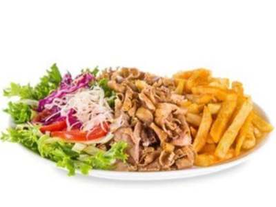 Plato Kebab con Patatas o Arroz