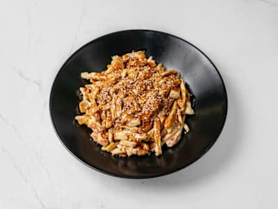 Pollo Teriyaki con Arroz, Ración