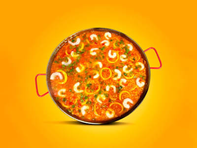 Paella de Calamares, 6 Raciones