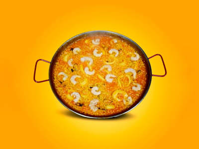 Paella Marisco Ciega, 4 Raciones