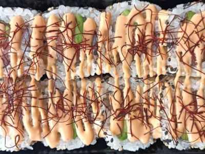 Atún Picante Uramaki, 8 Piezas