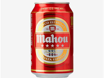 Cerveza mahou lata 33cl