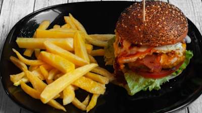 Burguer Americana+patatas