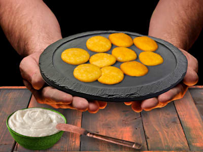 Ración (10) Micro-Arepas Fritas