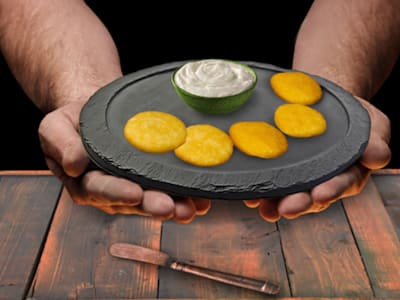 Ración (5) Micro-Arepas Fritas