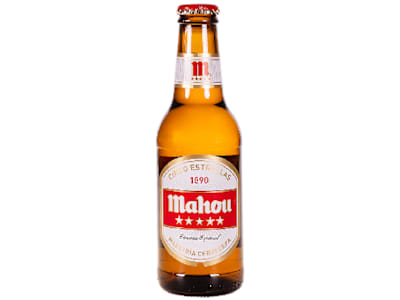 Botellín Cerveza Mahou 5 Estrellas 250 ml