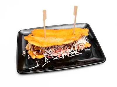 Patacón con Pollo