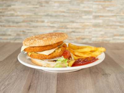 Hamburguesa de Pollo, Doble