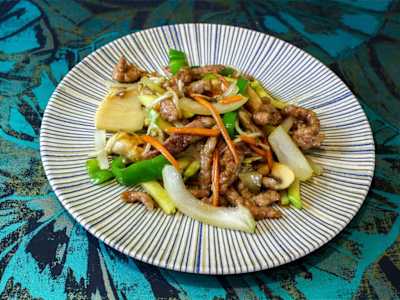 Ternera Salteada con Verduras