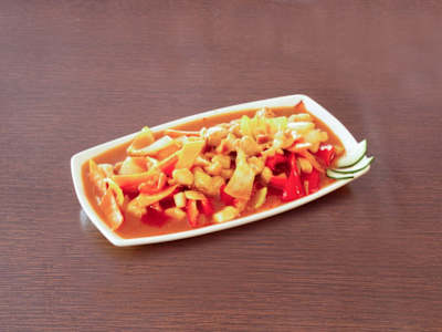 Pollo al Curry Rojo