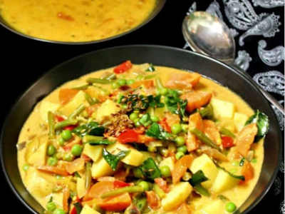 Vegetable Korma (sweet coconut sauce)