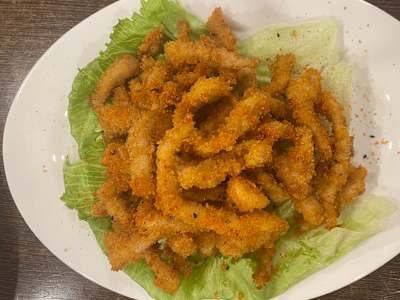 Tiras de pollo estilo thai
