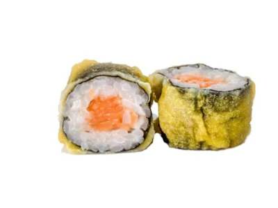 16b: Tempura maki salmon(8uds)