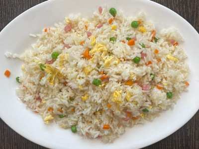 Arroz con tres delicias